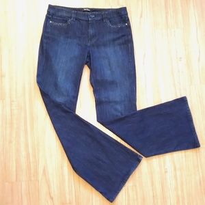 WHBM Flare Legg Jeans. Size 8